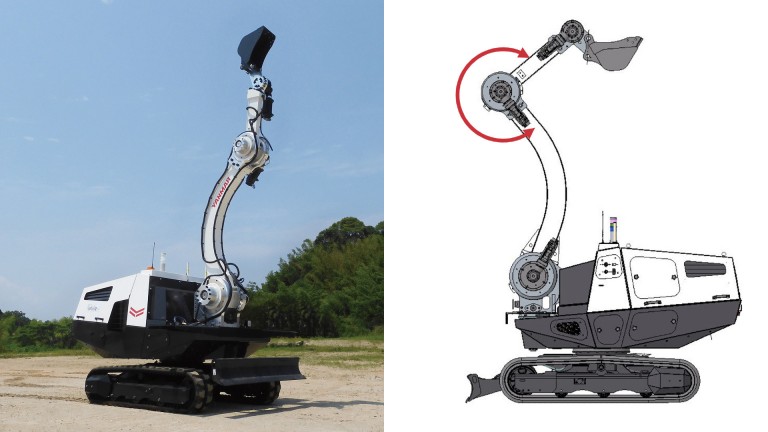 Prototype electric work machine from Yanmar utilizes enhanced force control