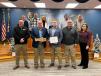 Congratulations to Boyd CAT Pikeville branch for being recognized by the city for 58 years of service.  Boyd CAT employees Darren Couch, Pikeville branch manager; James Akers, district sales representative; and Joe Green, vice president of regional operations, were honored to accept this award on our branch’s behalf.
   (Photo courtesy of Boyd CAT
)