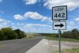 State Loop 442 in Tehuacana is one of the oldest state roads in Texas that still has its original pavement.   (Photo courtesy of TxDOT)