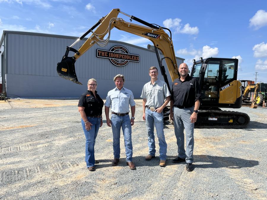 (L-R) are Kim Myers and Anthony Broome, co-owners; Ben Miller, COO; and Paul Stokey, CFO, all with The Ironpeddlers.