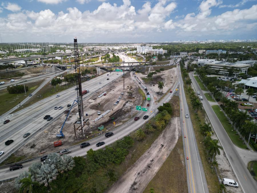 The Golden Glades Interchange (GGI) project in northwest Miami-Dade County spans more than 10 mi. of roadway and ramps and includes 32 new bridges.