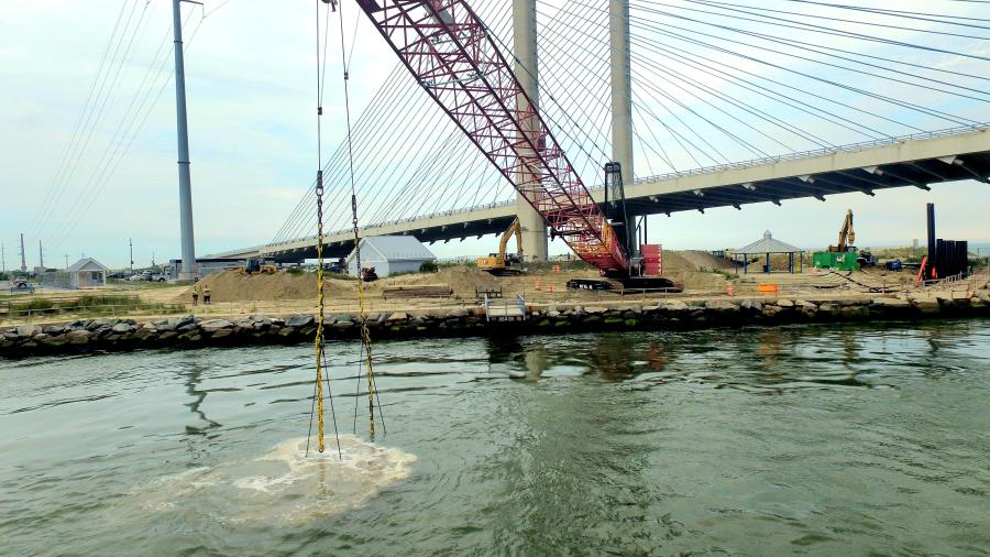 Corps of Engineers Agate Battle Erosion at Indian River Inlet