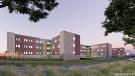 A rendering of the Terrell State Hospital replacement hospital.   (Rendering courtesy of Office of Gov. Greg Abbott)