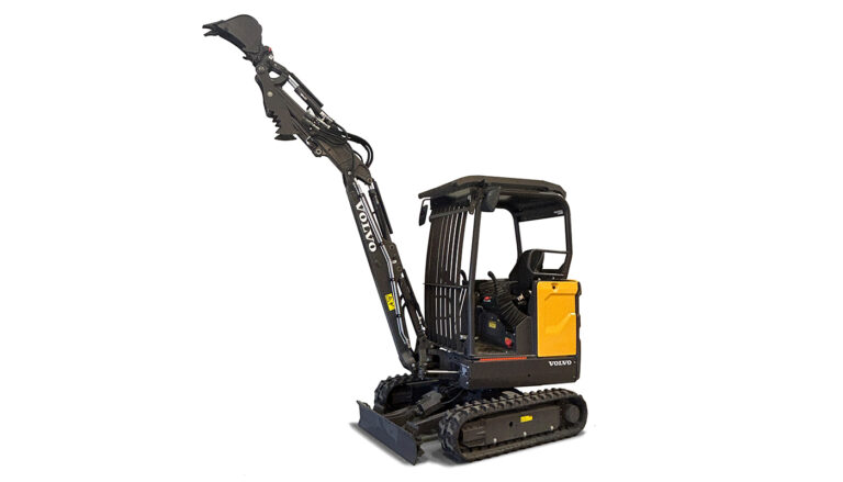 Volvo CE equips its EC18 Electric with a straight boom