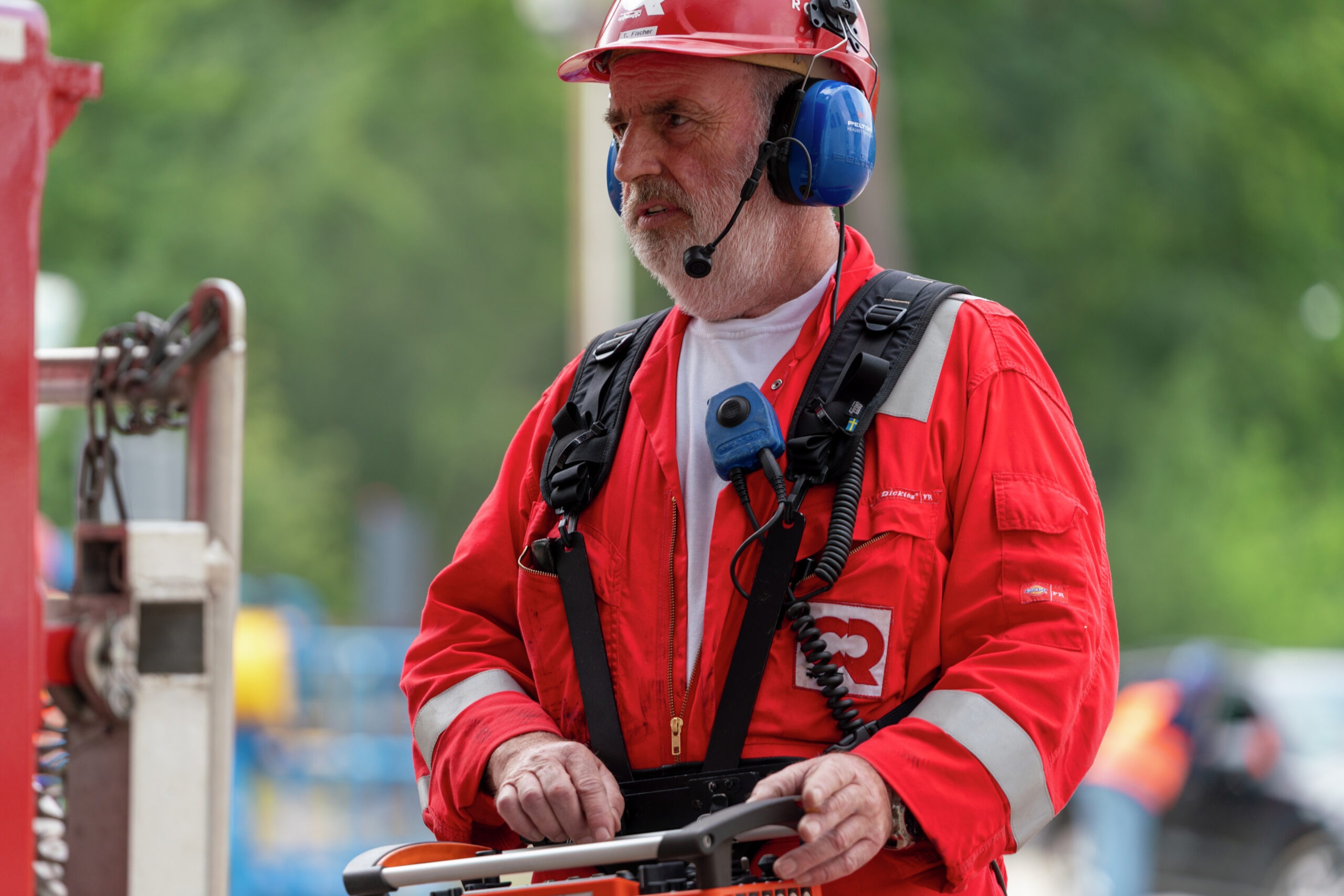 Thilo Fischer is the man behind the control levers of the SPMT module at Riga Mainz.