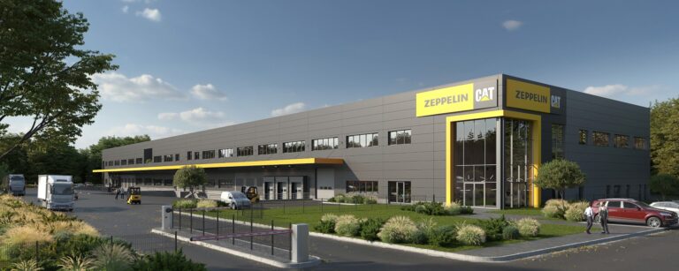 Zeppelin, the German Cat Dealer, is building a New Logistics Hub for Parts in Cologne