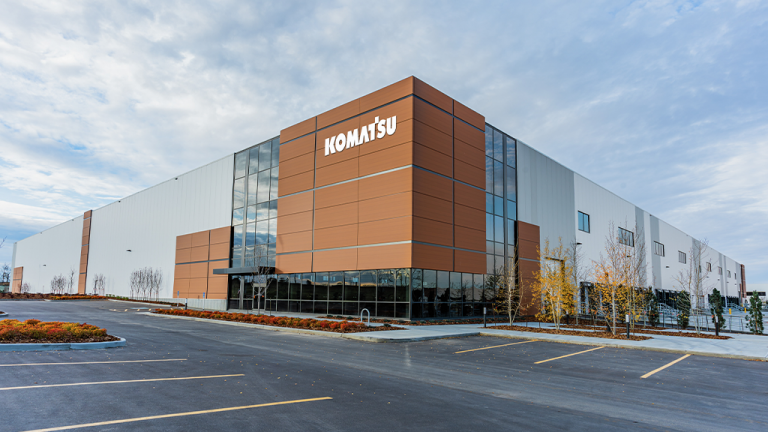 Komatsu invests in Canadian parts distribution centre