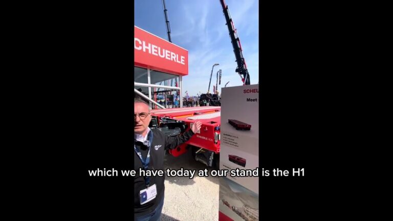 Scheuerle K25 from TII Group showcased at Bauma