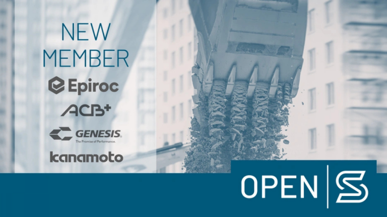 Epiroc, Genesis, and Kanamoto join Open-S Alliance