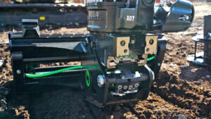 Steelwrist-X07-tiltrotator-and-pallet-fork-with-SQ40-interface-1jpg - Machines Wiki