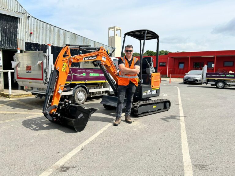 Develon Delivers First Electric Excavators in Ireland