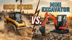 Skid Steer vs Mini Excavator - Machines Wiki