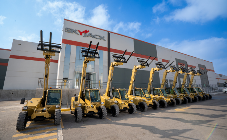Cooper Equipment Rentals debuts golden Skyjack telehandlers in support of local charities