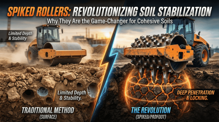 Roller Compactors with Spikes