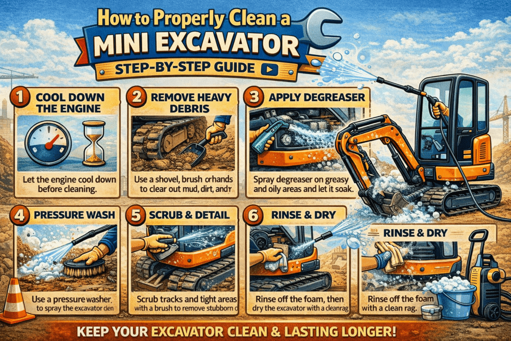 Simex Marks 35 Years With New Roadworks and Earthmoving Attachments - Machines Wiki How to Properly Clean a Mini Excavator