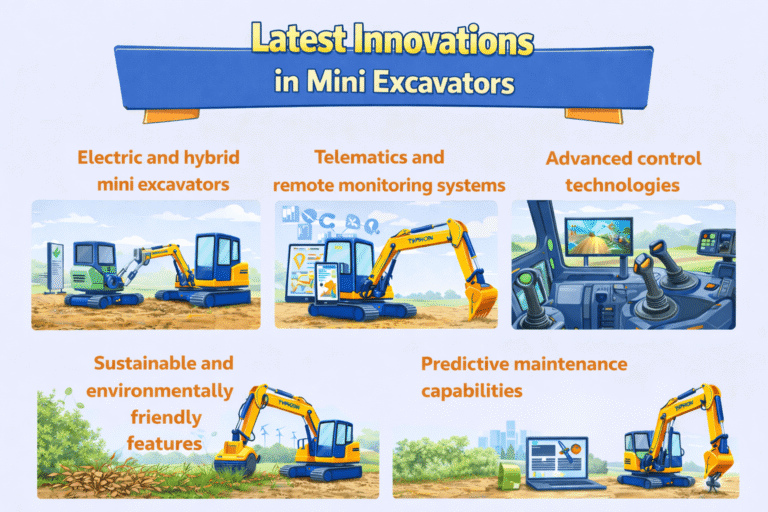 Latest Innovations in Mini Excavators Latest Innovations in Mini Excavators