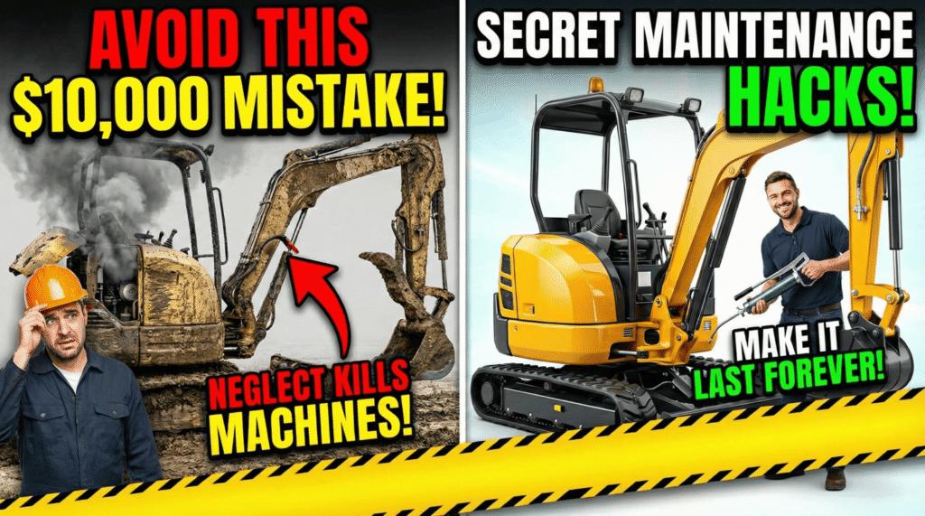 Maintenance and Care for Mini Excavators - Machines Wiki Maintenance and Care for Mini Excavators
