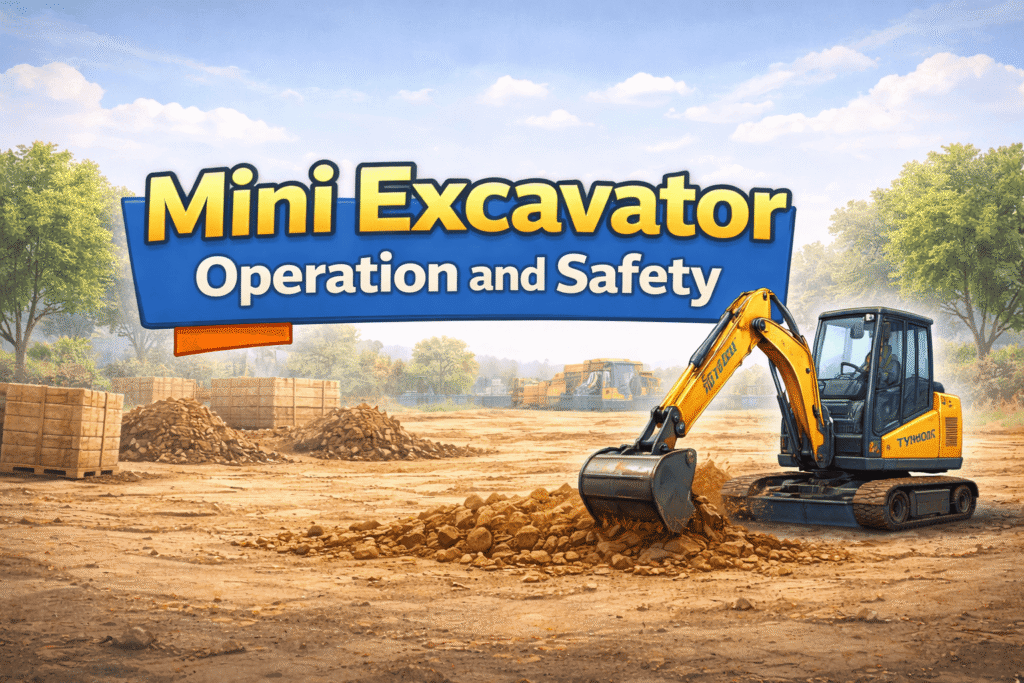 Mini Excavator Operation and Safety - Machines Wiki Mini Excavator Operation and Safety
