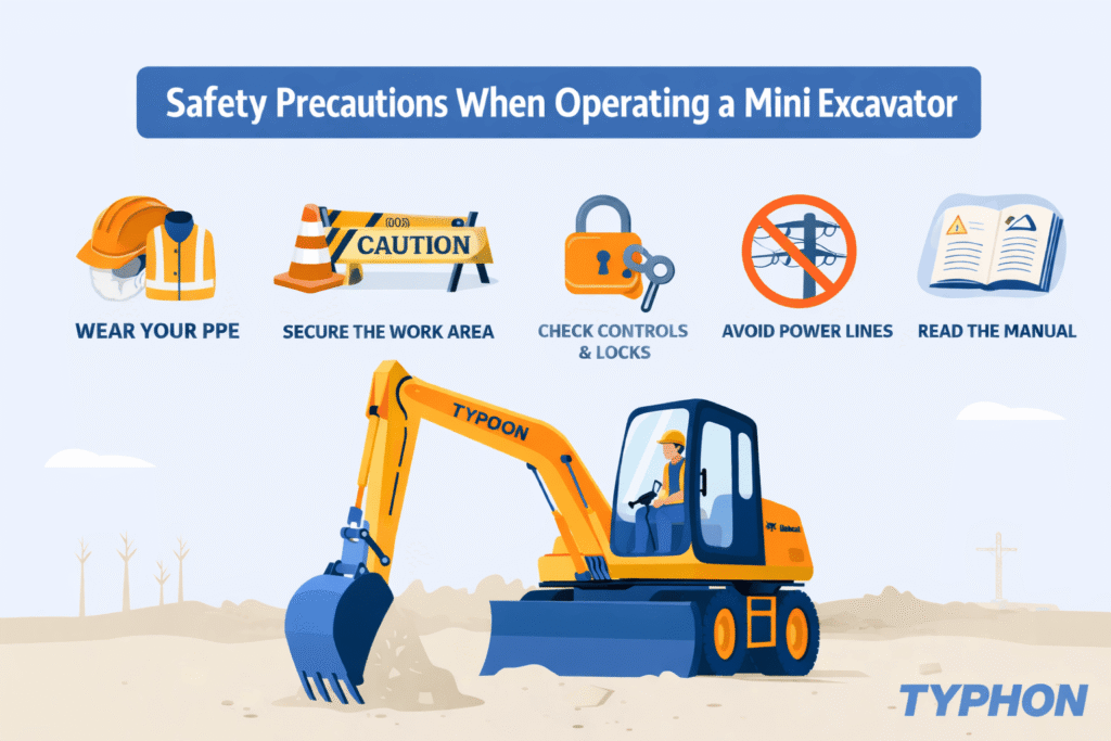 At SaMoTer 2026, Hitachi Outlines a Six-Machine Line-Up for the European Market - Machines Wiki Safety Precautions When Operating a Mini Excavator