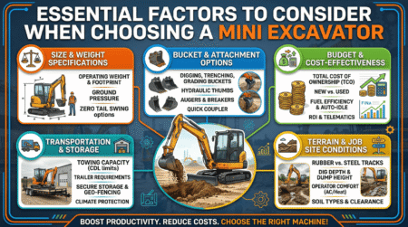 Consider When Choosing a Mini Excavator