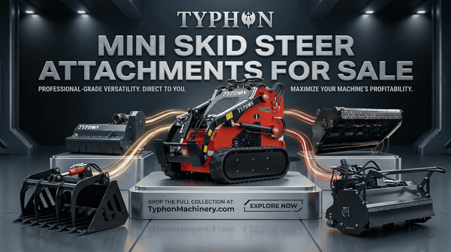 Mini Skid Steer Attachments for Sale - Machines Wiki Mini Skid Steer Attachments for Sale