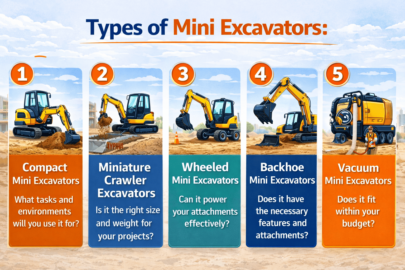 NPK Announces RTI Equipment Solutions as Authorized Dealer : CEG - Machines Wiki types of mini excavators2