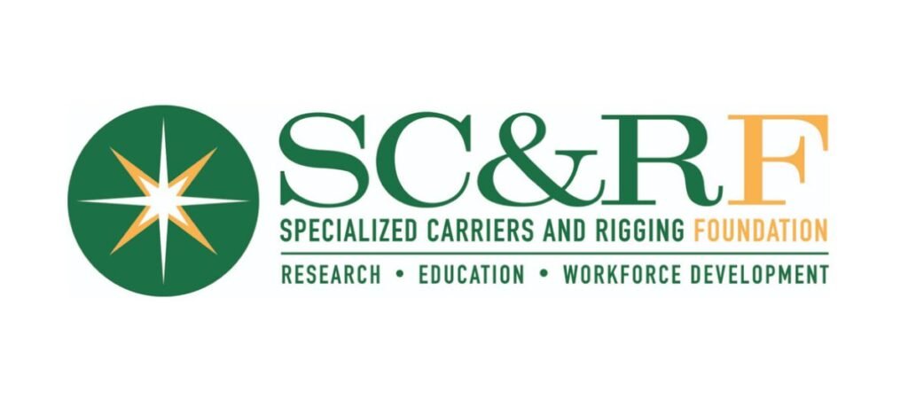 905x0_s3-71443-Screenshot-2026-05-28-at-2_52_34-PMjpg - Machines Wiki SC&R Foundation logo featuring a green circle with a white and orange star, and the text 'SC&R Foundation' with tagline 'Specialized Carriers and Rigging Foundation' and 'Research • Education • Workforce Development'.