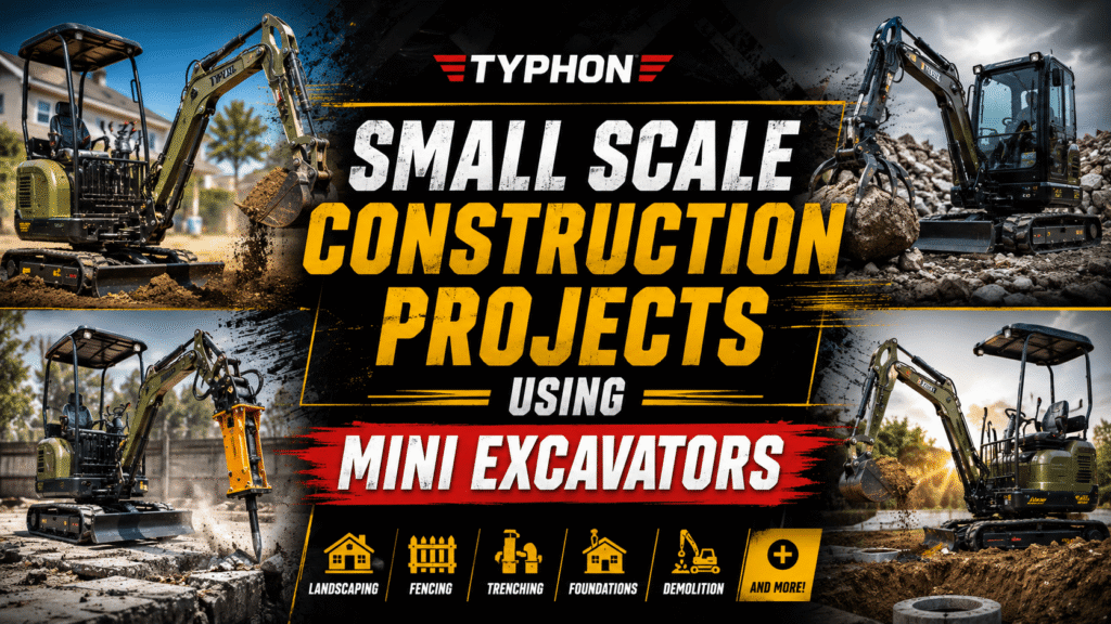 Small Scale Construction Projects Using Mini Excavators Small-Scale Construction Projects Using Mini Excavators