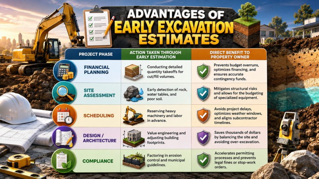 Excavation Estimates Table - Machines Wiki Excavation Estimates Table