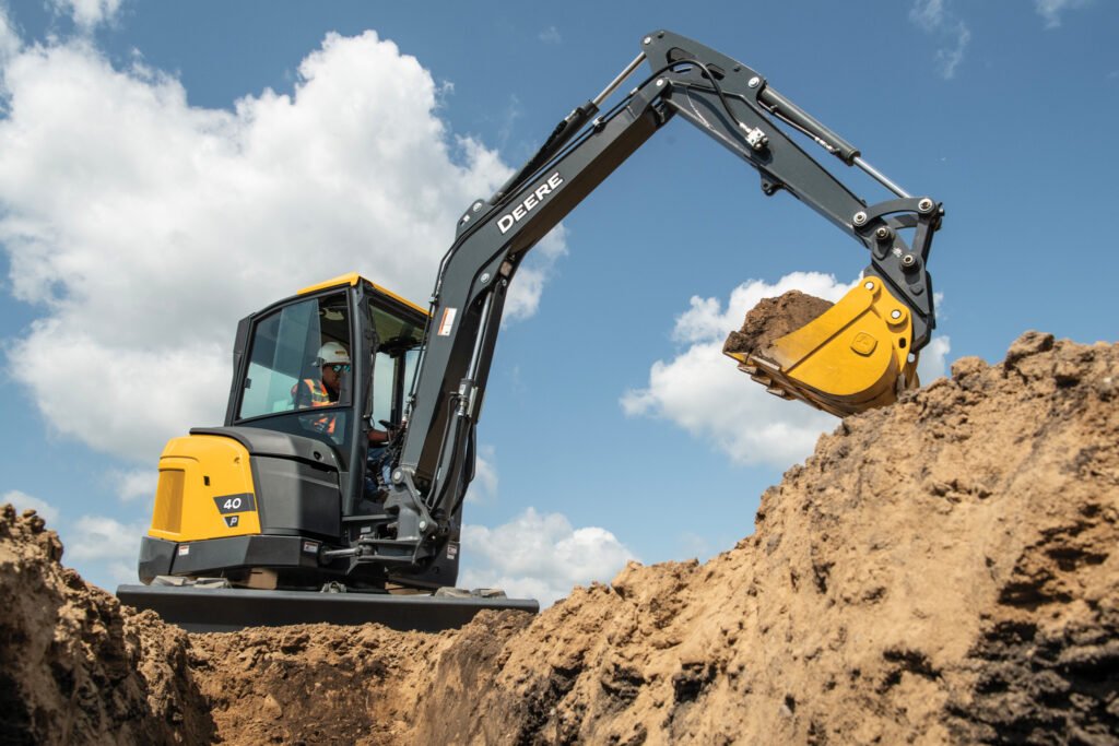 John Deere 40 P-Tier: a Compact Excavator Under 10,000 lb